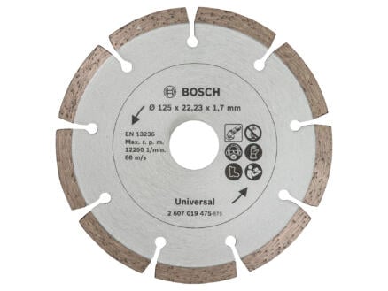 Bosch Diamantschijf universeel 125x1,7x22,23 mm 1