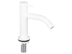 Differnz Differnz robinet d'eau froide courbé blanc mat