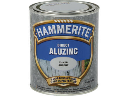 Hammerite Direct aluzinc 0,75l zilver 1