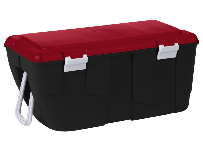 Keter Discover boîte de rangement 80l noir-rouge