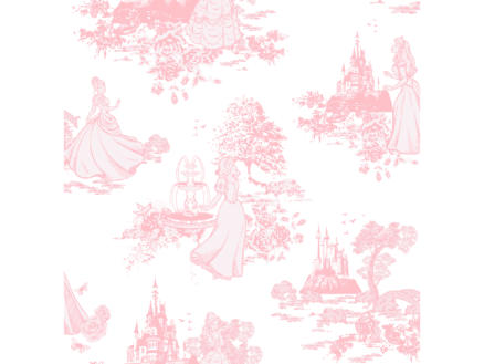 Disney Disney papierbehang Princess toile roze 1
