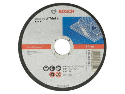 Bosch Professional Disque à tronçonner métal 125x1,6x22,23 mm 1