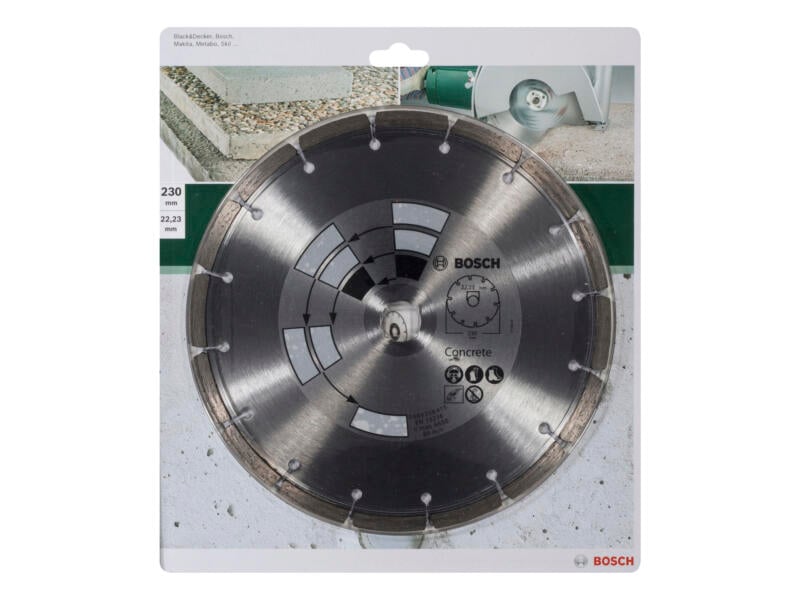 Bosch Disque diamant béton 230x2,4x22,23x7 mm