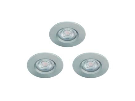 Philips Dive spot LED encastrable 3x5 W dimmable nickel gris 1