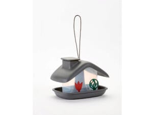 Domek mangeoire oiseaux anthracite