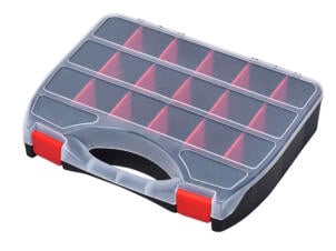 Domino black 32 coffret à compartiments 32,5x26x6,5 cm 22 compartiments