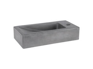 Differnz Doni lave-mains 30x16 cm béton gris foncé