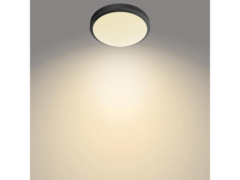Philips Doris LED plafondlamp rond 6W zwart