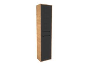 Aurlane Dotz kolomkast 150cm 2 deuren eik/zwart
