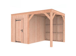 Outdoor Life Products Douglas abri de jardin en bois 205x255x245 cm + extension 190cm