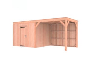 Outdoor Life Products Douglas abri de jardin en bois 305x255x245 cm + extension 290cm