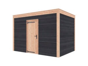Outdoor Life Products Douglas abri de jardin en bois 355x255x245 cm noir