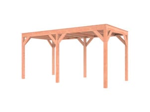 Outdoor Life Products Douglas abri en bois 495x255x245 cm