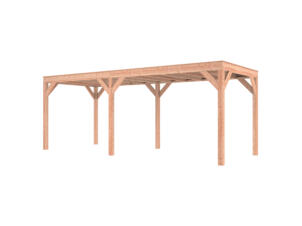 Outdoor Life Products Douglas abri en bois 645x255x245 cm