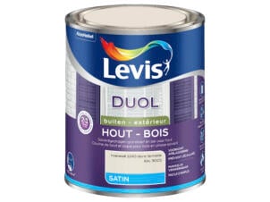 Levis Duol laque bois satin 0,75l blanc fermette