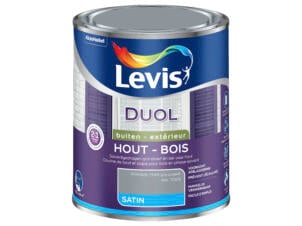 Levis Duol laque bois satin 0,75l gris argent