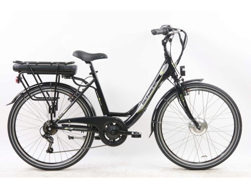 E Moon Elektrische Damesfiets Voorwielmotor Maat 46 Zwart Hubo e-moon-elektrische-damesfiets-voorwielmotor-maat-46-zwart-hubo