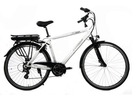 Evobike E-city vélo électrique homme moteur central blanc