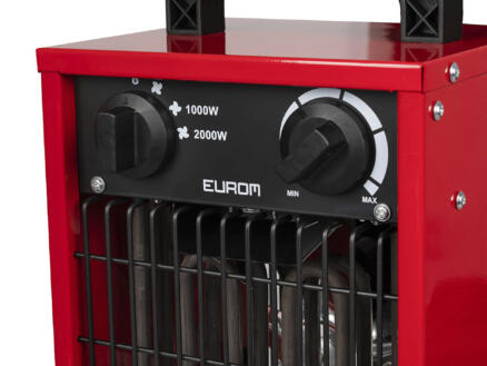 Eurom EK 2000 Fanheat radiateur soufflant 2000W rouge