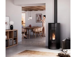 FreePoint EOS 8 Bi-flux poêle à pellets 7kW noir