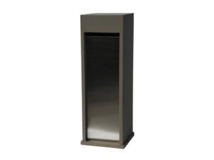 De Witte EX301 boîte aux lettres pierre bleue taupe/inox