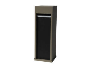 De Witte EX305 brievenbus blauwe hardsteen taupe/zwart