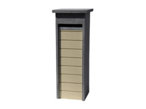 De Witte EX424 boîte aux lettres pierre bleue beige
