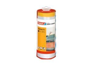 Tesa Easy Cover Perfect L plastique de protection 33x1,40 m + distributeur transparent