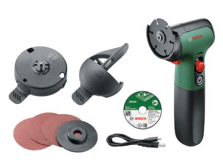 Bosch Easy Cut & Grind accu haakse slijper 7,2V Li-Ion 50mm + 8 accessoires + lader 1