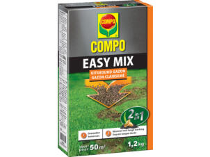 Compo Easy Mix 2 en 1 semences gazon clairsemé 1,2kg