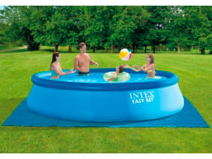 Intex Easy Set zwembad 457x107 cm + pomp
