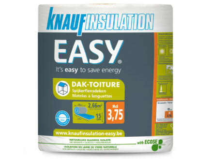 Knauf Insulation Easy isolation toiture laine de verre 590x45x15 cm R3,75 2,655m² 1