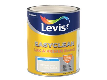 Levis EasyClean 2-en-1 laque & primer satin 0,75l sable raffiné