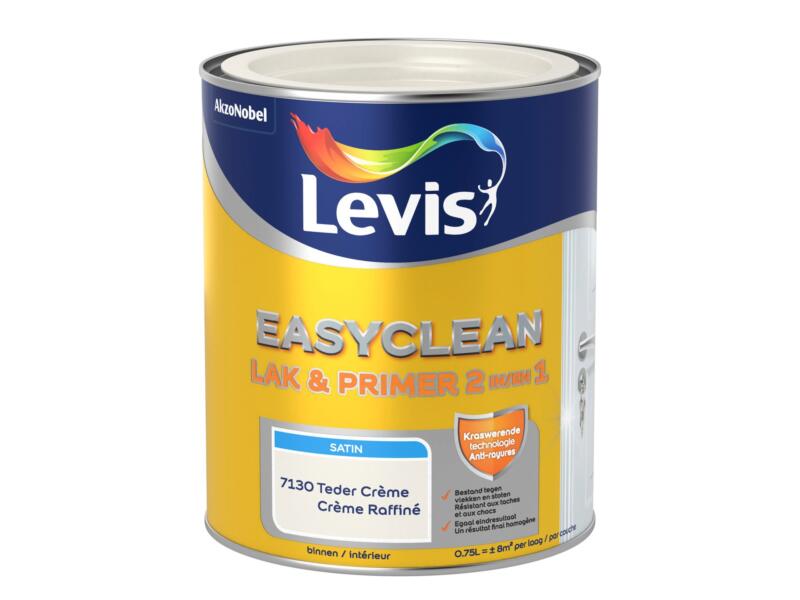 Levis EasyClean 2-in-1 lak en primer satin 0,75l teder crème