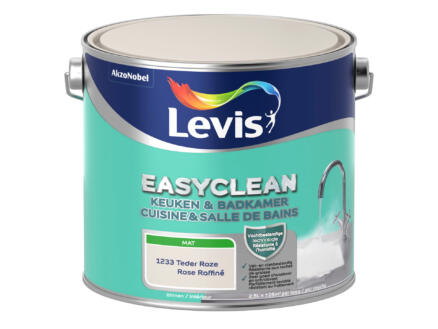 Levis EasyClean peinture cuisine & salle de bains mat 2,5l roze raffiné