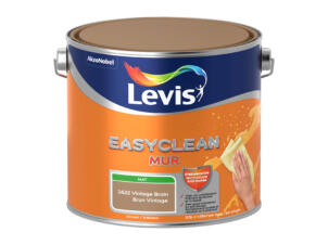 Levis EasyClean peinture murale mat 2,5l brun vintage