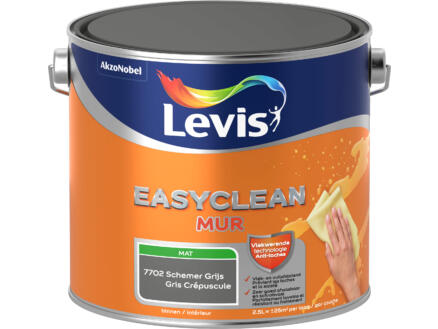 Levis EasyClean peinture murale mat 2,5l gris crépuscule 1