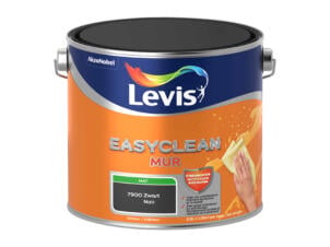 Levis EasyClean peinture murale mat 2,5l noir