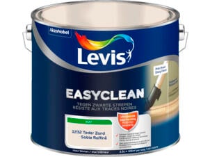 Levis EasyClean peinture murale résiste aux traces noires 2,5l sable raffiné