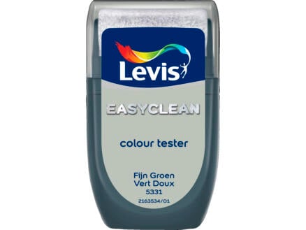 Levis EasyClean tester muurverf extra mat 30ml fijn groen 1