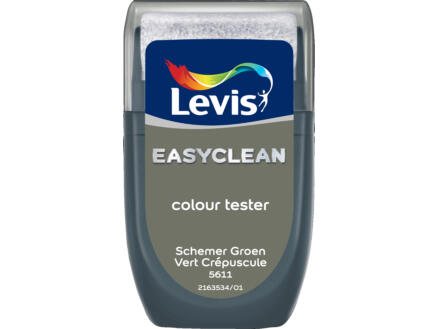 Levis EasyClean tester muurverf extra mat 30ml schemer groen 1