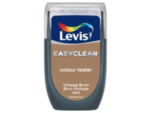 Levis EasyClean tester muurverf extra mat 30ml vintage bruin