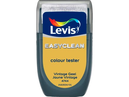 Levis EasyClean tester muurverf extra mat 30ml vintage geel 1