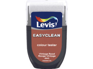Levis EasyClean tester muurverf extra mat 30ml vintage rood