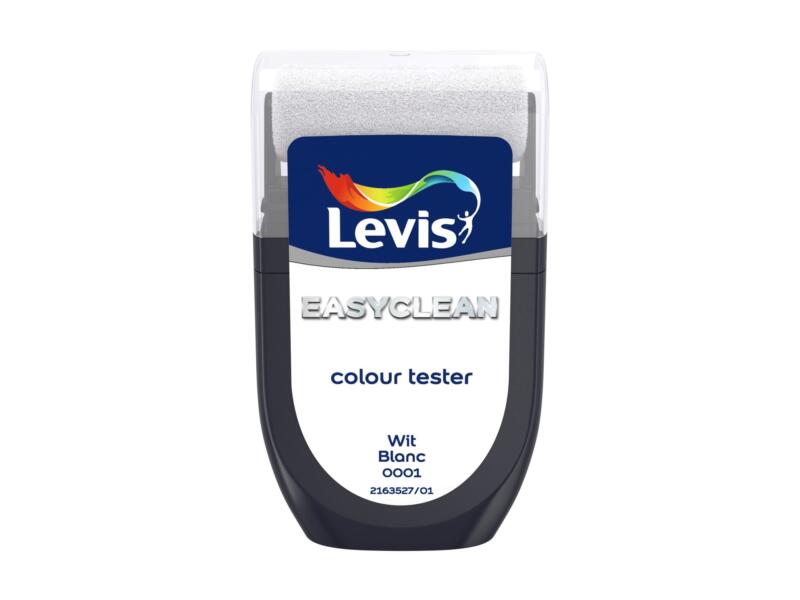 Levis EasyClean tester muurverf extra mat 30ml wit