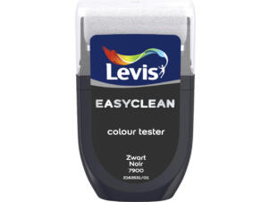 Levis EasyClean tester muurverf extra mat 30ml zwart