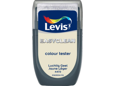 Levis EasyClean testeur peinture murale extra mat 30ml jaune léger 1