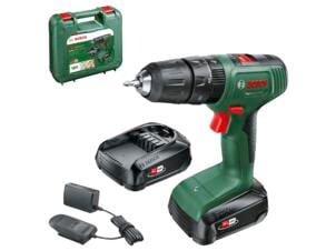 Bosch EasyImpact 18V-40 accu klopboorschroefmachine 18V Li-Ion met 2 accu's + lader