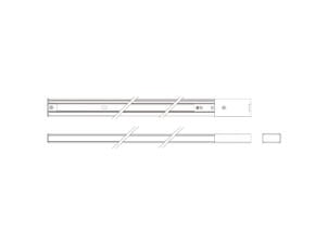 Philips EasyLink rail met stroomaansluiting 1800W 1m zwart