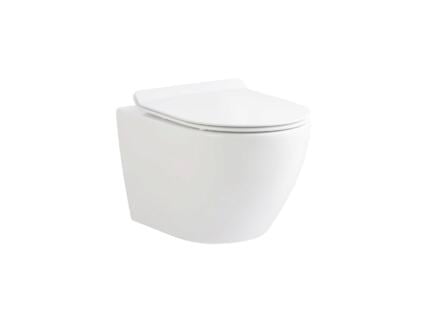 Eco Rimless ophang-WC glanzend wit